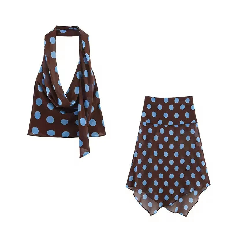 Polka Travel Two-Piece Set